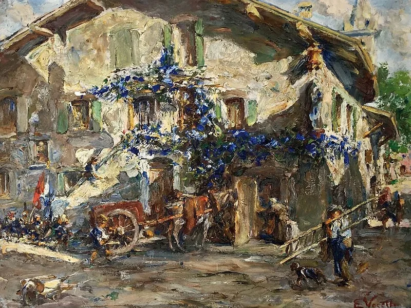 1863-Enrico Vegetti - Rue de Nernier